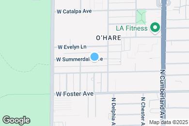Map image of the property - 8629 W Summerdale Ave