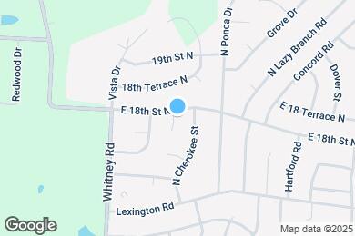 Map image of the property - 1713 N Arapaho Ct