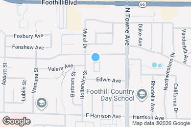 Map image of the property - 3098 Acebo Dr