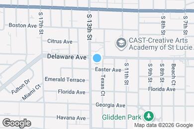 Map image of the property - 1226 Easter Ave