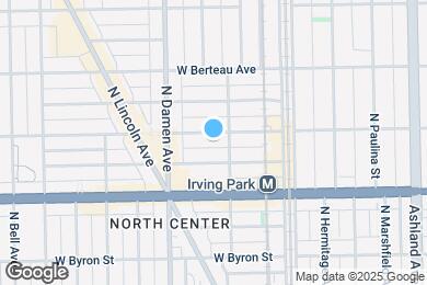 Map image of the property - 1915 W Belle Plaine Ave