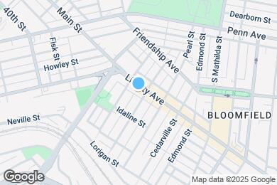 Map image of the property - 4518 Liberty Ave