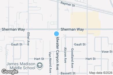 Map image of the property - 7131 Coldwater Canyon Ave