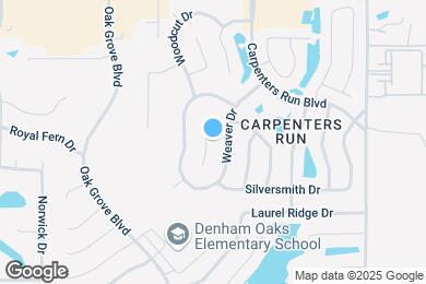 Map image of the property - 1614 Coppersmith Ct