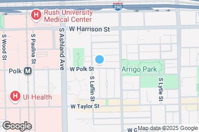 Map image of the property - 1448 W Polk St