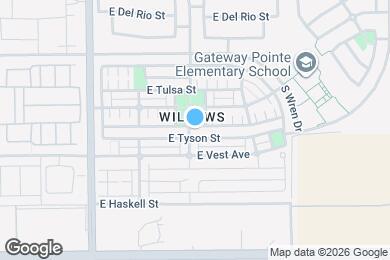 Map image of the property - 4201 E Carla Vista Dr