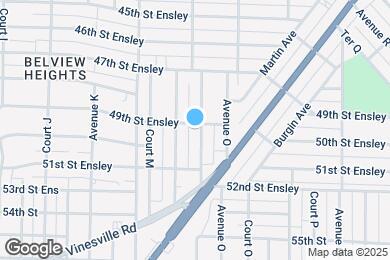 Map image of the property - 4904 Avenue N