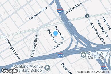 Map image of the property - 2462 Purdue Ave