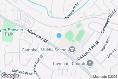 Map image of the property - 1528 Paces Ferry N Dr SE