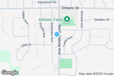Map image of the property - 911 North Dakota Ave