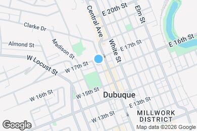 Map image of the property - 1660 Iowa St