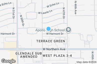 Map image of the property - 4832 W Harmont Dr