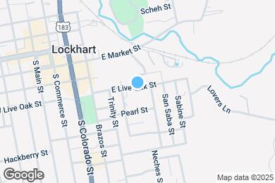 Map image of the property - 614 E Live Oak St