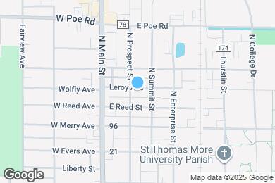 Map image of the property - 208 Leroy Ave