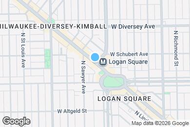 Map image of the property - 2640 N Milwaukee Ave