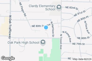 Map image of the property - 7939 N Campbell St