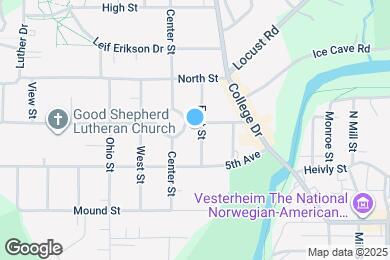 Map image of the property - 215 East St