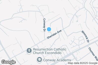 Map image of the property - 1519 Tibidabo Dr
