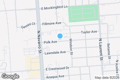 Map image of the property - 706 E Polk Ave