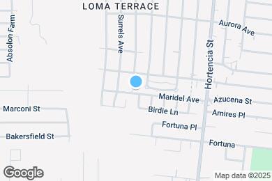 Map image of the property - 327 Maridel Ave