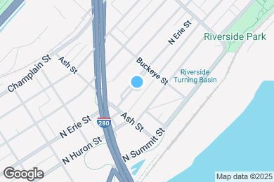 Map image of the property - 1840 N Erie St