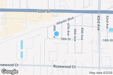 Map image of the property - 1805 49th Ave