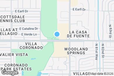 Map image of the property - 7910 E Thomas Rd