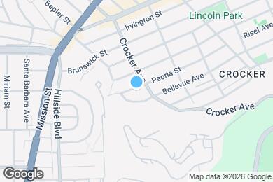 Map image of the property - 315 Peoria St