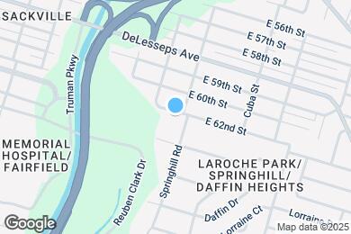 Map image of the property - 1805 E 62nd St