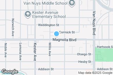 Map image of the property - 14727 Magnolia Blvd