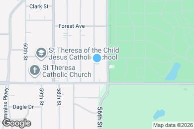 Map image of the property - 1231 56th St