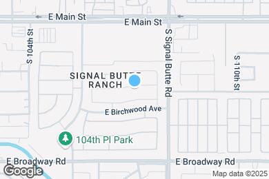 Map image of the property - 10703 E Ananea Ave