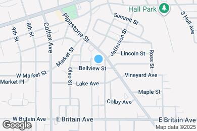 Map image of the property - 261 Bellview St