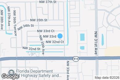 Map image of the property - 3333 NW 32nd Ct