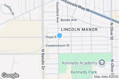 Map image of the property - 2924 Prast Blvd