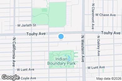 Map image of the property - 2528 W Fitch Ave