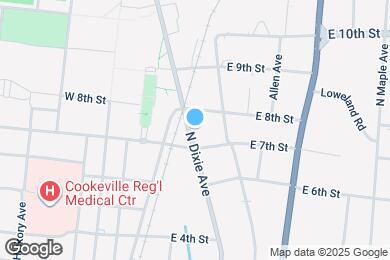 Map image of the property - 721 N Dixie Ave