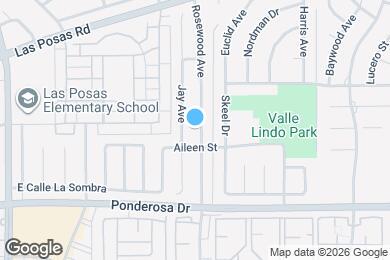 Map image of the property - 891 Rosewood Ave