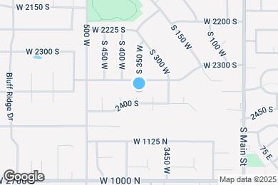 Map image of the property - 348 W 2400 S