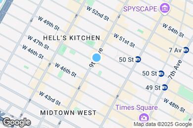 Map image of the property - 358 W 48th St