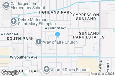 Map image of the property - 5717 S 13th Ave