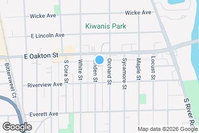 Map image of the property - 1641 Linden St