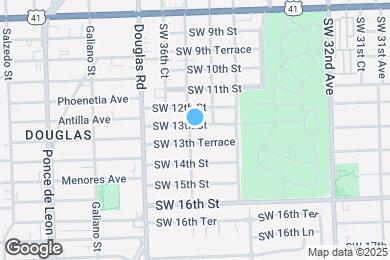 Map image of the property - 3540 SW 13th St