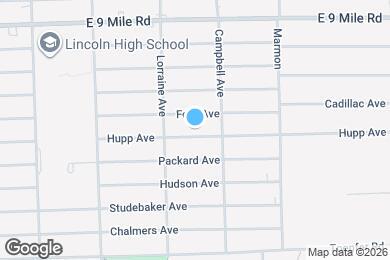 Map image of the property - 11067 Hupp Ave