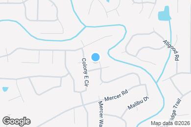 Map image of the property - 1406 High Meadow Dr