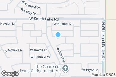 Map image of the property - 40505 W Sanders Way