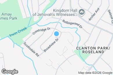 Map image of the property - 3924 Broadview Dr