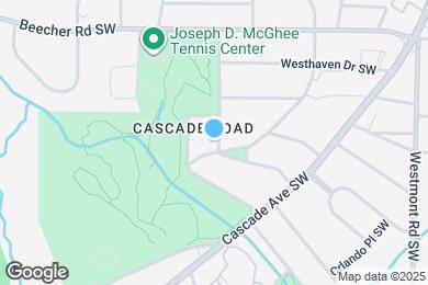 Map image of the property - 1749 S Alvarado Terrace SW