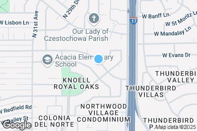 Map image of the property - 2751 W Acoma Dr