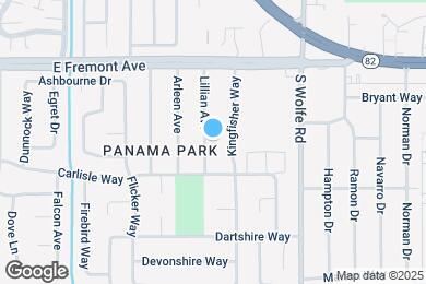 Map image of the property - 1368 Lillian Ave